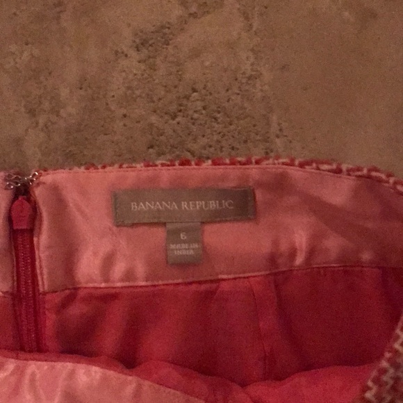 Pink Tweed Mini Skirt - Picture 2 of 6